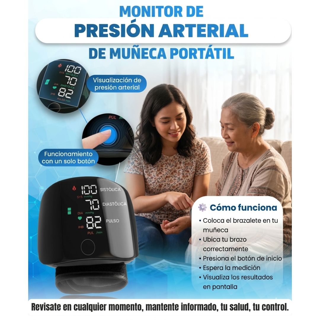 Monitor de Presión Inteligente Kora® | Control rápido y fácil desde casa