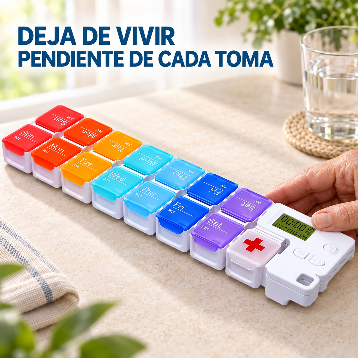 KORA® Duo Organizador Inteligente con Alarma