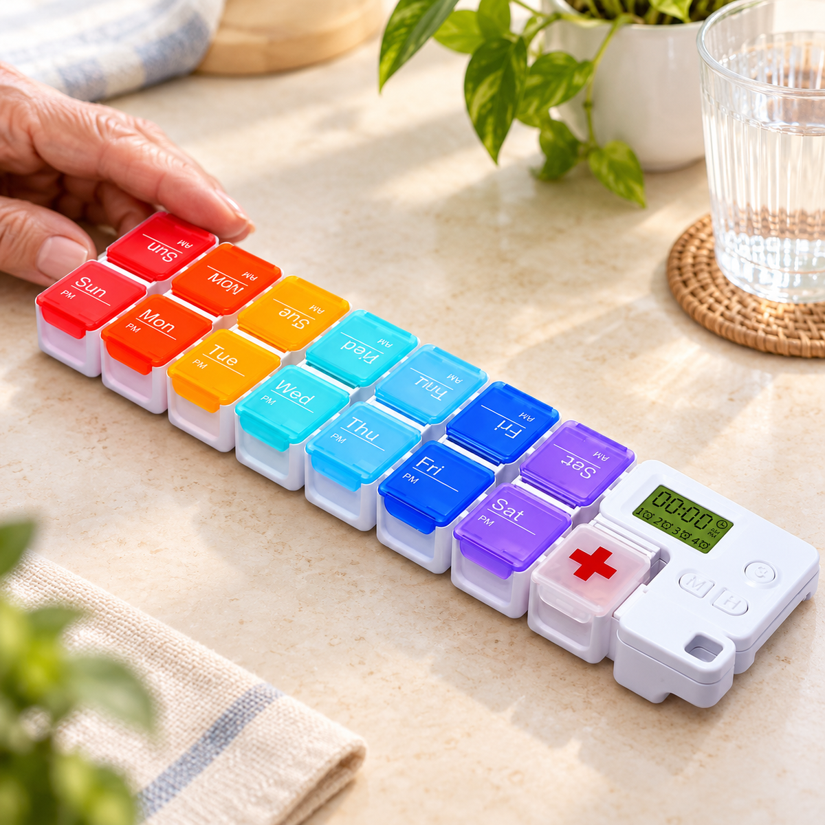 KORA® Duo Organizador Inteligente con Alarma