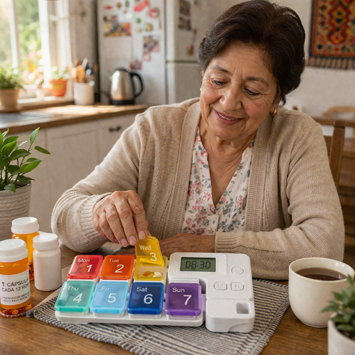 Pastillero Inteligente con Alarma® - No vuelvas a olvidar una toma importante